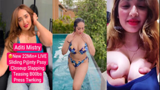 Aditi Mistry Boobs Pussy Show – Panty Closeup Viral