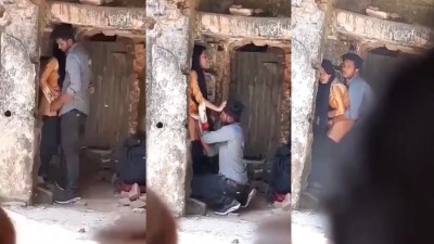 Young Couple Outdoor Pussy Fucking Video